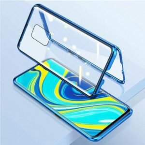360° Стъклен магнитен кейс за Xiaomi Redmi Note 9S - Изображение 3