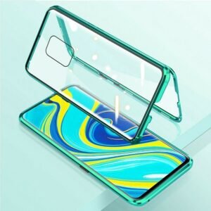 360° Стъклен магнитен кейс за Xiaomi Redmi Note 9S - Изображение 4