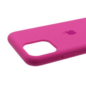 Силиконов гръб Apple с лого за iPhone 11 Pro Max + 5D Стъклен протектор за целия екран - imagine 11