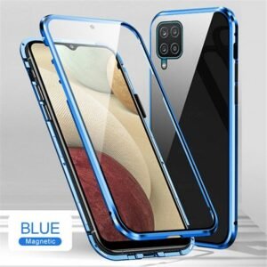 360° Стъклен магнитен кейс за Samsung Galaxy A12 - Изображение 4