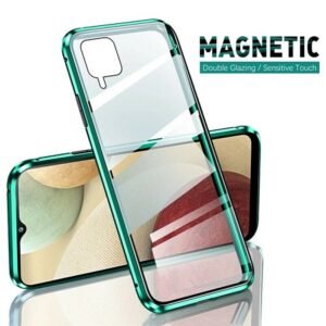 360° Стъклен магнитен кейс за Samsung Galaxy A12 - Изображение 3