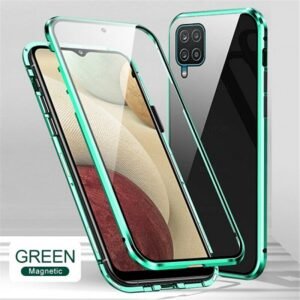 360° Стъклен магнитен кейс за Samsung Galaxy A12 - Изображение 5