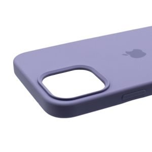 Силиконов гръб Apple с лого за iPhone 13 Mini + 5D Стъклен протектор за целия екран - imagine 13