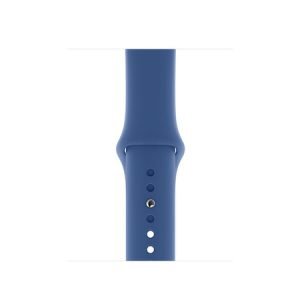 Силиконова каишка за Apple Watch - Синя - imagine 3