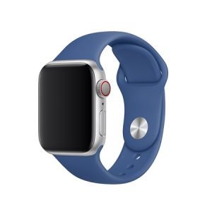 Силиконова каишка за Apple Watch - Синя - imagine 1