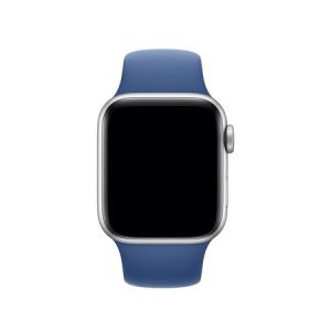 Силиконова каишка за Apple Watch - Синя - imagine 2