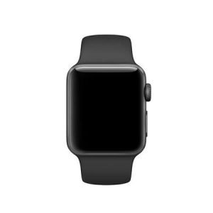Силиконова каишка за Apple Watch - Черна - imagine 2