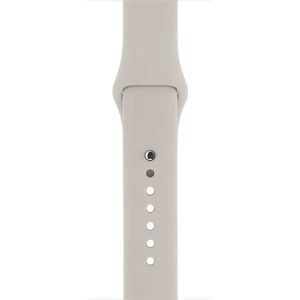 Силиконова каишка за Apple Watch - Бежова - imagine 3
