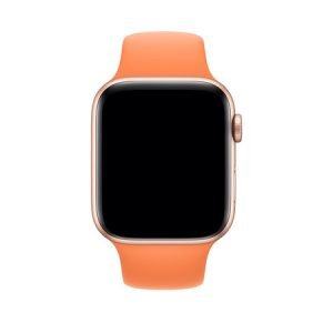 Силиконова каишка за Apple Watch - Оранжева - imagine 2