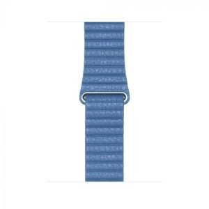 Kаишкa Leather Loop за Apple Watch - Светло Синя - imagine 2