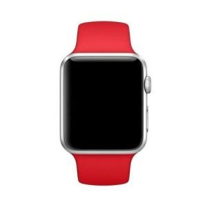 Силиконова каишка за Apple Watch - Червена - imagine 2