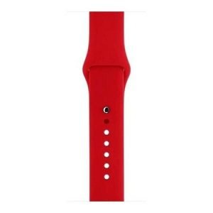 Силиконова каишка за Apple Watch - Червена - imagine 3