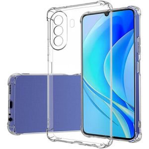 Противоударен силиконов гръб за Huawei Nova Y70 - Прозрачен
