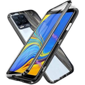 360° Стъклен магнитен кейс за Realme 8