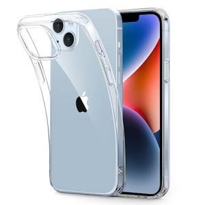 Ултра тънък силиконов калъф за iPhone 14 Plus - Прозрачен