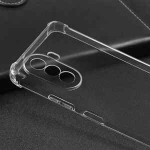 Противоударен силиконов гръб за Huawei Nova Y70 - Прозрачен - imagine 2