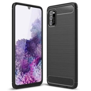 Spate din carbon pentru Samsung Galaxy A03s - Negru
