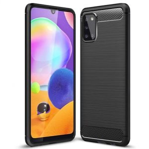 Spate din carbon pentru Samsung Galaxy A31 - Negru
