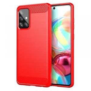 Spate din carbon pentru Samsung Galaxy A31 - Roșu