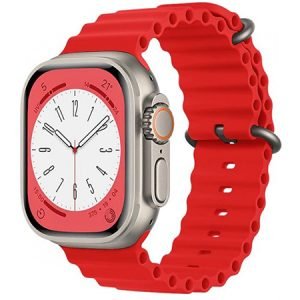 Каишка Ocean Band за Apple Watch - Червена - imagine 1