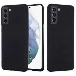 Husa din silicon de lux pentru Samsung Galaxy S22 - Neagra