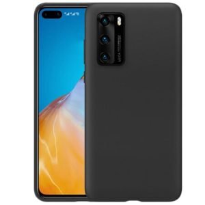Луксозен силиконов калъф за Huawei P40 - Черен