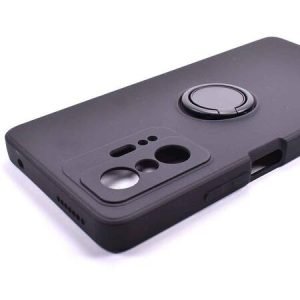 Силиконов калъф с RING за Xiaomi 11T Pro 5G - Черен - imagine 3