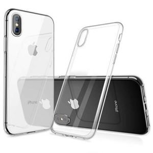 Ултра тънък силиконов калъф за iPhone XS Max - Прозрачен