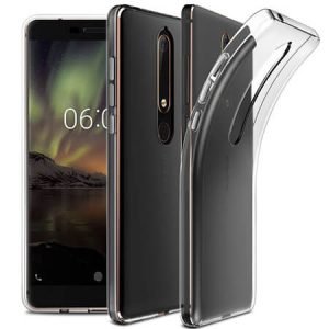 Husa din silicon ultra subtire pentru Nokia 6.1 - Transparenta