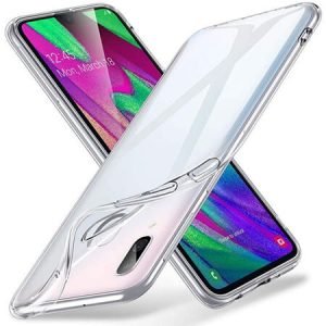 Husa ultra-subtire din silicon pentru Samsung Galaxy A40 - Transparenta