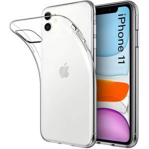 Husa din silicon ultra subtire pentru iPhone 11 - Transparenta