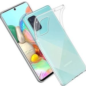 Husa Ultra Subtire din Silicon pentru Samsung Galaxy A71 - Transparenta