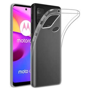 Ултра тънък силиконов калъф за Motorola Moto E40 - Прозрачен
