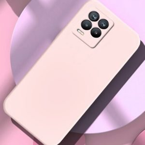 Husa de lux din silicon pentru Realme 8 - Rose Gold