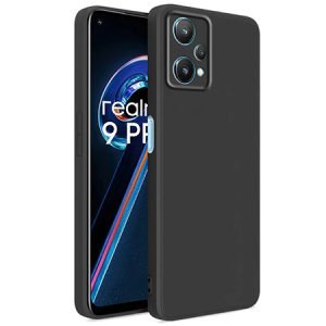 Husă de lux din silicon pentru Realme 9 Pro - neagră