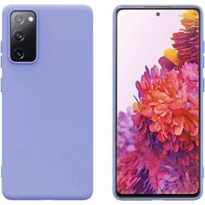 Луксозен силиконов калъф за Samsung Galaxy S20 FE - Лилав