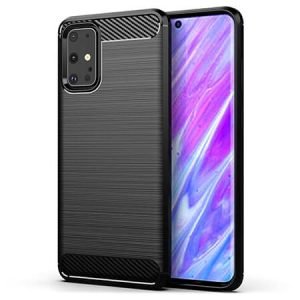Spate din carbon pentru Samsung Galaxy S20 Plus - Negru