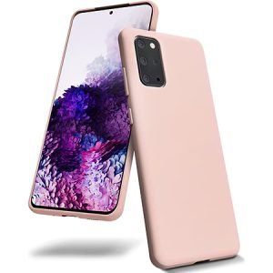 Husa de lux din silicon pentru Samsung Galaxy S20 5G - Rose Gold