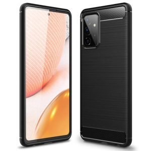 Карбонов гръб за Samsung Galaxy A72 - Черен - imagine 1