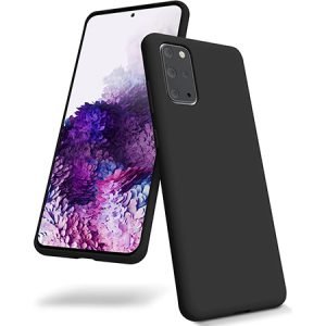 Husă de lux din silicon pentru Samsung Galaxy S20 5G - neagră