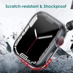 Силиконов прозрачен кейс за Apple Watch - 49mm - imagine 3