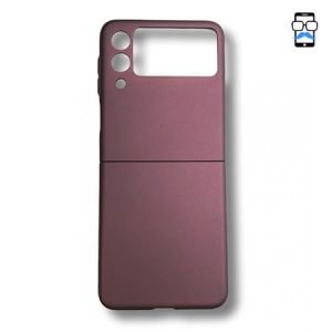 Твърд кейс от две части за Samsung Galaxy Z Flip 3 - Череша - Изображение 2