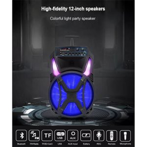 Караоке тонколона 12" инча с безжичен микрофон - MD13-12L - imagine 3