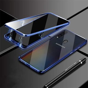 360° Стъклен магнитен кейс за Samsung Galaxy A20s - imagine 4