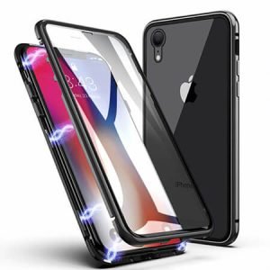 360° Стъклен магнитен кейс за iPhone XR - imagine 1