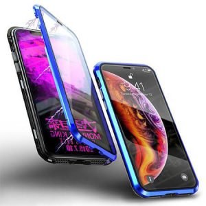 360° Стъклен магнитен кейс за iPhone XR - imagine 5