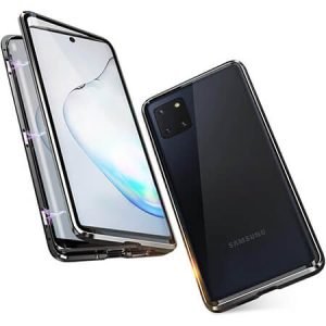 360° Стъклен магнитен кейс за Samsung Galaxy Note 10 Lite - imagine 1