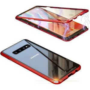 360° Стъклен магнитен кейс за Samsung Galaxy S10e - imagine 2