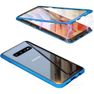 360° Стъклен магнитен кейс за Samsung Galaxy S10e - imagine 4
