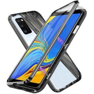 360° Стъклен магнитен кейс за Samsung Galaxy A41 - imagine 1